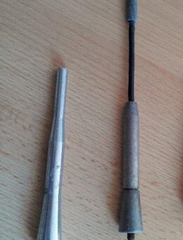 2 x Stück Universal Aluminium Kurzstabantenne 16V 12/17 cm Länge M5 Gewinde - Verden (Aller) Zentrum