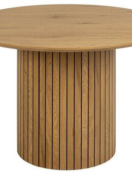 ACTONA GROUP Esstisch Yale, TOPSELLER! (Tisch, Esstisch, OTTOs Choice), Esszimmertisch, Wildeichenoptik, Lamellenfuß, braun, rund, Ø: 120 cm