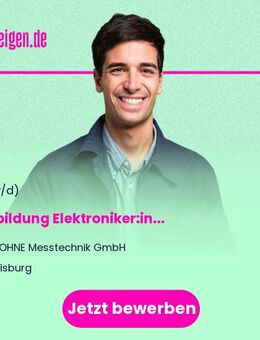 Ausbildung Elektroniker:in (m/w/d) - Duisburg