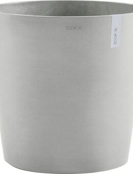ECOPOTS Blumentopf AMSTERDAM White Grey, BxTxH: 50x50x43,8 cm, mit Wasserreservoir