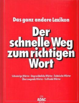 ADAC: Der schnelle Weg zum richtigen Wort - Das ganz andere Lexikon - Andernach