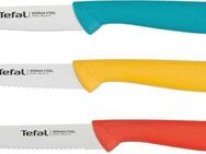 Tefal Messer-Set K273S3 Colorfood (Set, 3-tlg), Edelstahl, korrosionsbeständig, ergonomisch, sicher