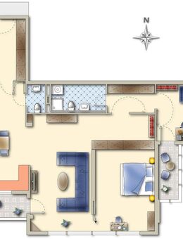 Westend: Modernisierungsbedürftig mit Süd-Balkon, Lift & TG-Stellplatz & mit Potential für 3 Zimmer - Berlin