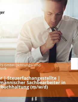 Buchhalter | Steuerfachangestellte | oder kaufmännischer Sachbearbeiter in der Finanzbuchhaltung (m/w/d) - Essen