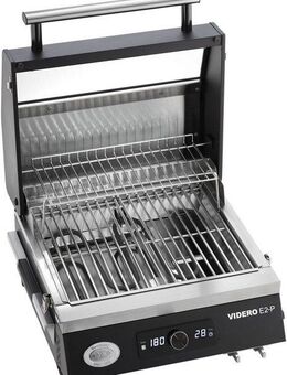 RÖSLE Elektrogrill BBQ-Portable Videro E2-P, 2800 W, tragbar, Variable Temperatursteuerung, Betrachtungsfenster