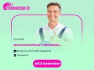 Wissenschaftliche*r Mitarbeiter*in (Doktorand*in) am Lehrstuhl für Elektrische Energietechnik - Wuppertal