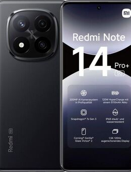 Xiaomi Redmi Note 14 Pro+ 5G Smartphone (16,94 cm/6,67 Zoll, 256 GB Speicherplatz, 200 MP Kamera)