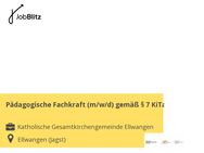 Pädagogische Fachkraft (m/w/d) gemäß § 7 KiTaG - Ellwangen (Jagst)