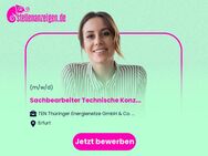 Sachbearbeiter Technische Konzepte und Angebote (m/w/d) - Erfurt
