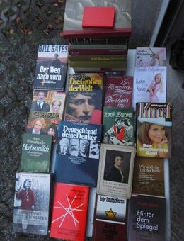 42 Bücher zus. 5,- Biographien Biografien Memoiren Erinnerungen - Flensburg