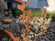 Gartenstecker Herzband Edelrost - Kraftisried