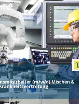Produktionsmitarbeiter (m/w/d) Mischen & Sieben in Krankheitsvertretung - Melle