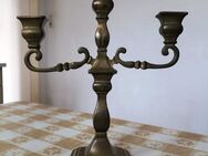 Antiker Kerzenständer Kerzenhalter Kandelaber 3-armig Messing ca. 2 kg - Celle