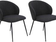 HELA 4-Fußstuhl GRAZ, Esszimmerstuhl (Set, 2 St), XL-Sitzbreite,4-Fuß,Rundrohrgestell,140 Kg belastbar, Webstoff