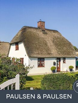Charmantes Haus unter Reet in top Lage von Alt-Westerland - Sylt