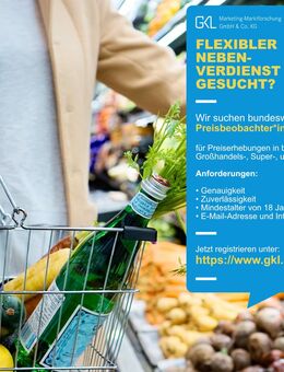 Nebenverdienst/Nebenjob als Preisbeobachter*in deutschlandweit - Berlin Pankow