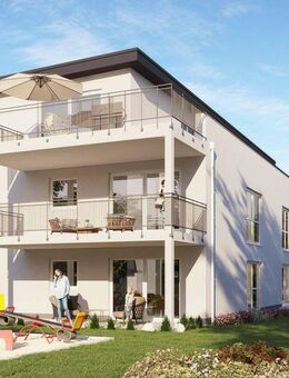Neubau-Projekt! Moderne 3 ZKB Wohnung mit Dachterrasse und tollem Blick ins Lahntal in Eschhofen - Limburg (Lahn)