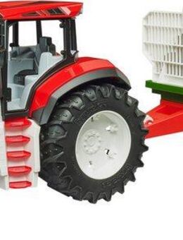 Bruder® Spielzeug-Traktor Roadmax Traktor mit Rückeanhänger (03453), Made in Europe