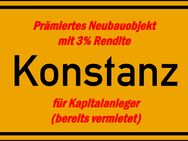 Prämierte Neubau-Wohnung mit 3% Rendite für Kapitalanleger (bereits vermietet) - Konstanz