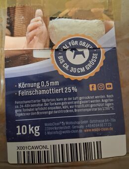 Töpferton Terracotta feinschamottiert 25%, Körnung 0,5mm - Hagen (Stadt der FernUniversität) Emst