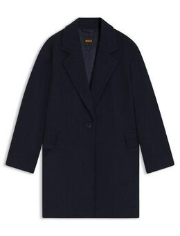 BOSS ORANGE Kurzmantel Calesara Premium Damenmode in gerader Passform, Woll-Anteil