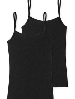 Schiesser Unterhemd "Modal Essentials" (2er Pack) Single Jersey, schmale Träger, feine Streifen