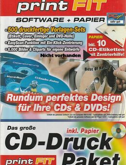 CD-Druck Paket inkl. CD-Etiketten und Software - Hürth