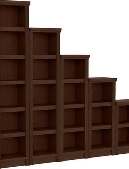 Home affaire Bibliothek Soeren Stege, 5-tlg., Aus Massiver Kiefer