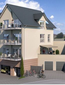 Neubau Dachgeschosswohnung mit fantastischen Fernblick über Rheinhessen - Essenheim