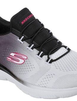 Skechers SUMMITS BRIGHT CHARMER Slip-On Sneaker Schlupfschuh, Slipper, Freizeitschuh mit schönem Farbverlauf