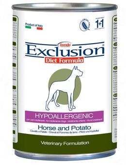 Exclusion Diet 12 x 400 g im gemischten Paket - Pferd, Hirsch und Kaninchen