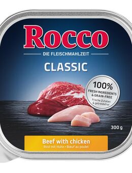 Rocco Classic Schale 9 x 300 g - Rind mit Huhn