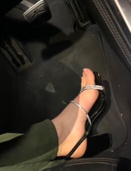 Glitzer highl heels mit Strass Steinen gr37 - Bielefeld