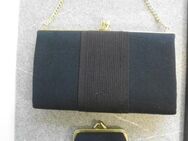 Clothfair of London Handtasche Damen Abendtasche Tasche Rayon Vintage Design+Geldbörse schwarz zus. 25,- - Flensburg