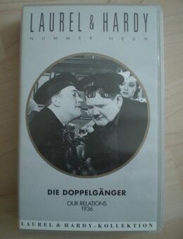 2 VHS Videos Videokassetten Laurel & Hardy, Dick und Doof, Stan & Ollie, Als Salontiroler, Die Doppelgänger- zusammen 3,- - Flensburg