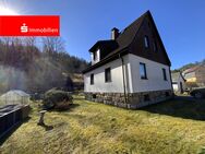 Kleines Einfamilienhaus mit herrlichem Grundstück - Gräfenthal
