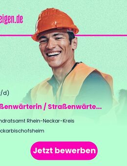 Straßenwärterin / Straßenwärter / Mitarbeiterin / Mitarbeiter (w/m/d) im Straßenbetriebsdienst - Neckarbischofsheim