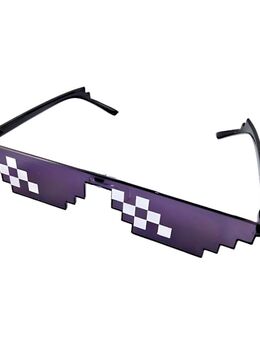 Thuglifebrille Sonnenbrille Coole Partybrille Unisex Sonnenbrille Schwarz Lila Mischung 7,90€* - Villingen-Schwenningen