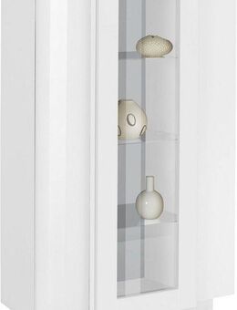 INOSIGN Vitrine Coro, Vitrine, Glasvitrine, Vitrinenschrank, Stauraumvitrine 3 Türen davon 1 Glastür, 9 Fächer, Doppeltiefe, Höhe 120,5cm