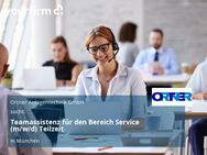 Teamassistenz für den Bereich Service (m/w/d) Teilzeit - München