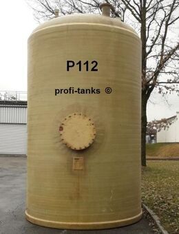 P112 gebrauchter 20.000 L Polyestertank GFK-Tank Lagertank Flachboden Wassertank Regenauffangtank Futtermitteltank Rapsöltank Sickersafttank Gülletank - Nordhorn