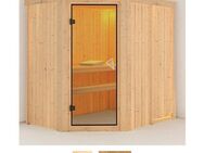 Karibu Sauna Clara, BxTxH: 151 x 196 x 198 cm, 68 mm, (Set) ohne Ofen