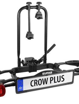 EUFAB Kupplungsfahrradträger CROW PLUS, für max. 2 Räder, abschließbar