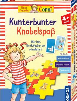 Kosmos Spiel Meine Freundin Conni - Kunterbunter Knobelspaß, Denkspiel, Made in Germany