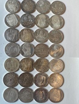 28 10 DM silbermünzen - Wiesbaden