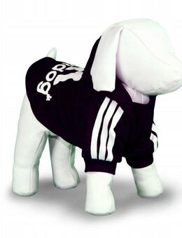 Adidog Hundebekleidung Pullover Hoodie Jacke Outfit für Haustier Hunde Welpen FARBWAHL Set1 - Wuppertal
