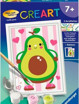 Ravensburger Malen nach Zahlen CreArt, Avocado, Made in Europe