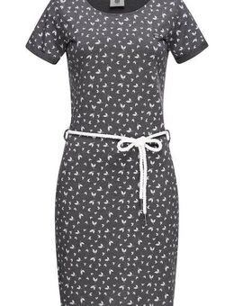 PEAK TIME Sommerkleid L80022 leichtes Jersey Strandkleid mit Kordel