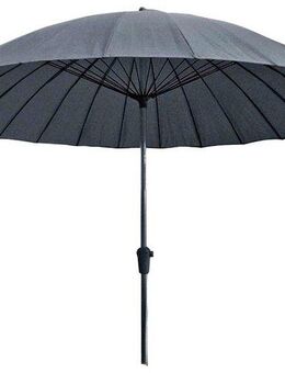 Garden Pleasure Sonnenschirm Sonnenschirm mit 24 Streben, anthrazit, TOPSELLER!, Sonnenschirm, OTTOs Choice, mit 24 Streben, Ø 255 cm