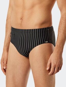 Schiesser Badeslip "Nautical Casual" mit weißen Streifen